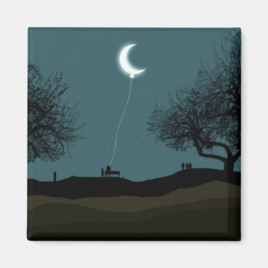 ムーンバルーン マグネット (正面)