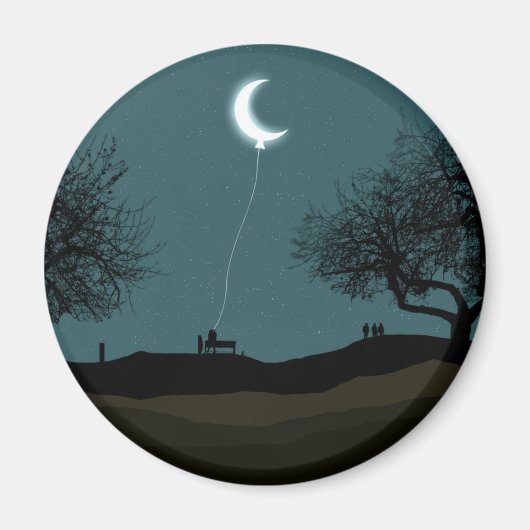 ムーンバルーン マグネット (正面)