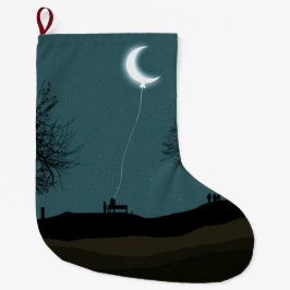 ムーンバルーン ラージクリスマスストッキング