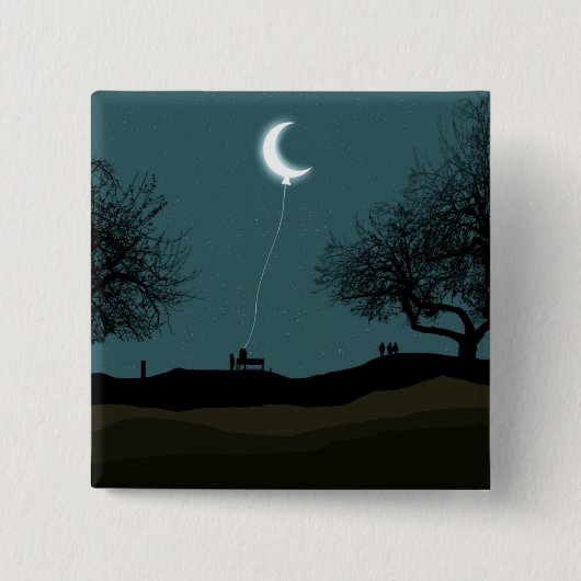 ムーンバルーン 缶バッジ (正面)