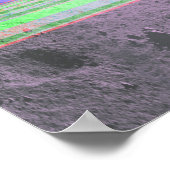 ムーンパノラマアポロ17グリッチ（背） ポスター (角)