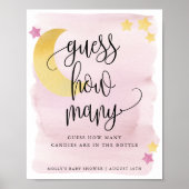 ムーンパープル予想してみてゲーム ポスター (正面)