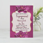 ムーンビスタ結婚フローラ婚約招待状 招待状 (スタンド正面)