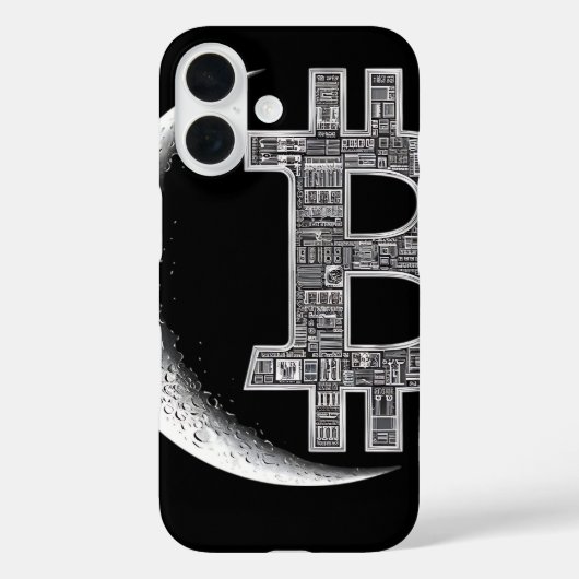 ムーンビットコイン回路デザイン技術マニアケース Case-Mate iPhoneケース (裏面)