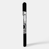 ムーンビットコイン回路デザイン技術マニアケース Case-Mate iPhoneケース (裏面 / 左)