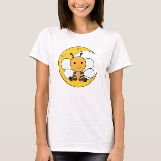 ムーンビーグッドナイト秋眠る星 Tシャツ (正面)