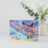 ムーンビームに乗る ポストカード (スタンド正面)