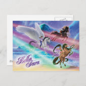 ムーンビームに乗る ポストカード (正面/裏面)