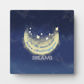 ムーンビームエドガーアランポー夢想家の詩的引用文 フォトプラーク (正面)