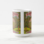 ムーンビームブランド | ヴィンテージシトラスラベル コーヒーマグカップ (中央)