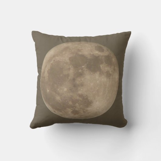 ムーンピロームフルムーン装飾用クッション パーソナライズされた クッション (裏面)