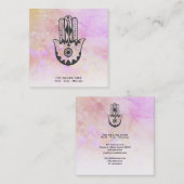 *~*ムーンピーチのファティマのクレーターのハンサハンド スクエア名刺 (正面/裏面)