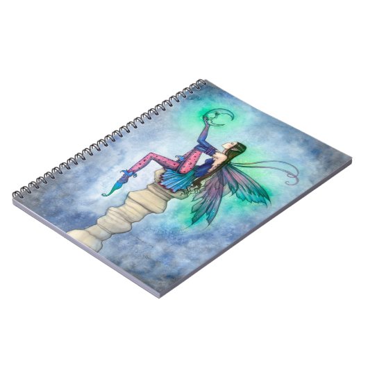 ムーンフェアリーのファンタジーアートとの会話 ノートブック (左側)