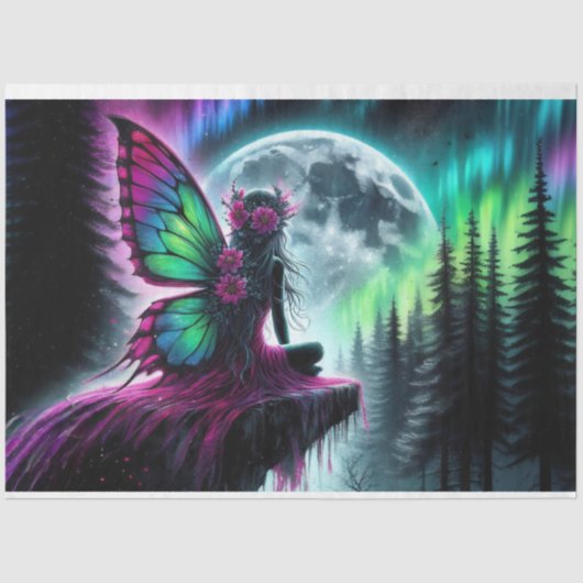 ムーンフェアリーの花 薄葉紙 (正面)