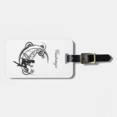 ムーンフェアリーシルエットサンダー_コーブ ラゲッジタグ (正面横)