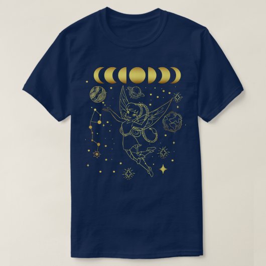 ムーンフェイズコテージコアフェアコアシアルエスティ Tシャツ (デザイン正面)