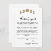 ムーンフェイズサンキュー披露宴カード エンクロージャーカード (正面/裏面)
