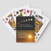 ムーンフェイズサンライズ感動的引用文 トランプ (裏面)