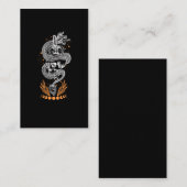 ムーンフェイズスネークスカルソードオカルト 名刺 (正面/裏面)