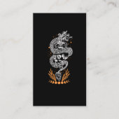 ムーンフェイズスネークスカルソードオカルト 名刺 (正面)