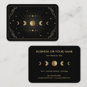 ムーンフェイズタロットリーダアストロガー 名刺 (正面/裏面)