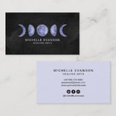 ムーンフェイズヒーリングアーツ 名刺 (正面/裏面)