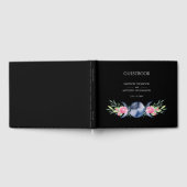 ムーンフェイズピンクローゼズフローラ形而上学的結婚な ゲストブック (全面)