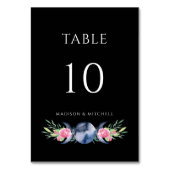 ムーンフェイズピンクローゼズフローラ形而上学的結婚な テーブルナンバー (正面)