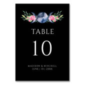 ムーンフェイズピンクローゼズフローラ形而上学的結婚な テーブルナンバー (裏面)