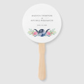 ムーンフェイズピンクローゼズフローラ形而上学的結婚な ハンドファン (裏面)