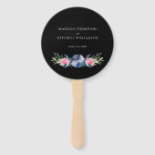 ムーンフェイズピンクローゼズフローラ形而上学的結婚な ハンドファン (裏面)