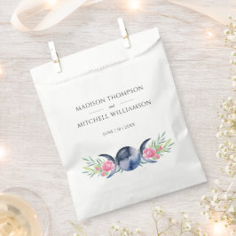 ムーンフェイズピンクローゼズフローラ形而上学的結婚な フェイバーバッグ