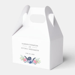 ムーンフェイズピンクローゼズフローラ形而上学的結婚な フェイバーボックス