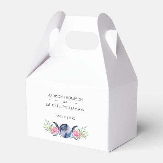 ムーンフェイズピンクローゼズフローラ形而上学的結婚な フェイバーボックス (正面サイド)