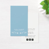 ムーンフェイズブルーイヤリングジュエリーディスプレイカード (デスク)