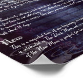 ムーンフェイズマジックウィッカ信者シャドウ集 ポスター (角)