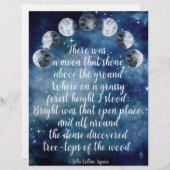 ムーンフェイズミスティックスクラップブック紙 (正面/裏面)