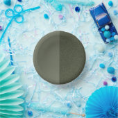 ムーンフェイズモスグリーン紙プレート – カスタマイズ可能 ペーパーボウル (パーティー)