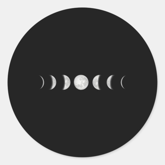 ムーンフェイズルナゴシックゴシックウィッチーウィッカグランジ ラウンドシール (正面)