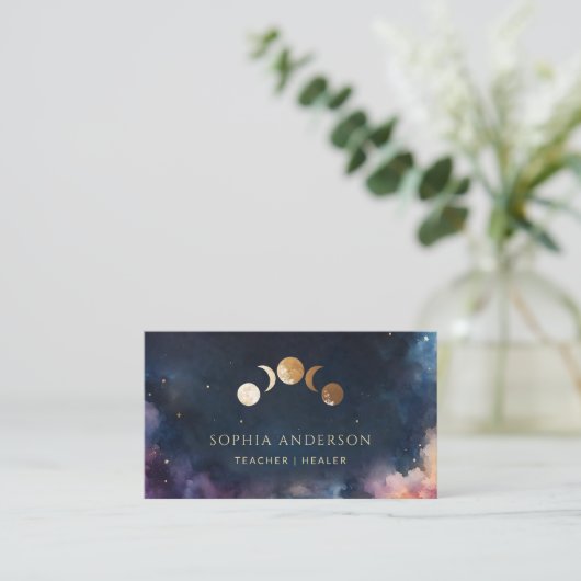 ムーンフェイズ天海軍ヒーリングアーツコーチシック 名刺 (スタンド正面)