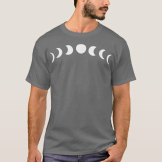 ムーンフェイズ異教のホワイトウィッチチャクラヨガギフト Tシャツ