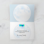 ムーンフェスティバル中国の秋フェスティバルグリーティング カード (内部)