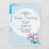 ムーンフェスティバル中国の秋フェスティバル招待 招待状 (正面/裏面)