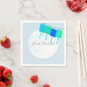 ムーンフェスティバル中国の秋フェスティバル スタンダードカクテルナプキン (インサイチュ)