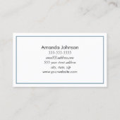 ムーンフェーズ星占いヨガホリスティックヒーラー 名刺 (裏面)