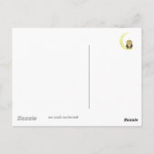 ムーンフクロウ真夜中のコーヒー ポストカード (裏面)