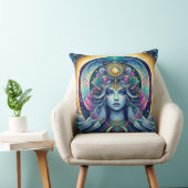 ムーンフラワーオラクル装飾用クッション クッション (椅子)