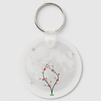 ムーンフラワーキーチェーン キーホルダー