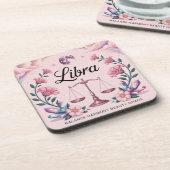 ムーンフラワークリスタルリブラコースターセット コースター (左側)