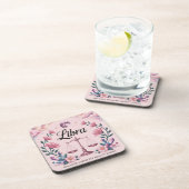 ムーンフラワークリスタルリブラコースターセット コースター (右側)